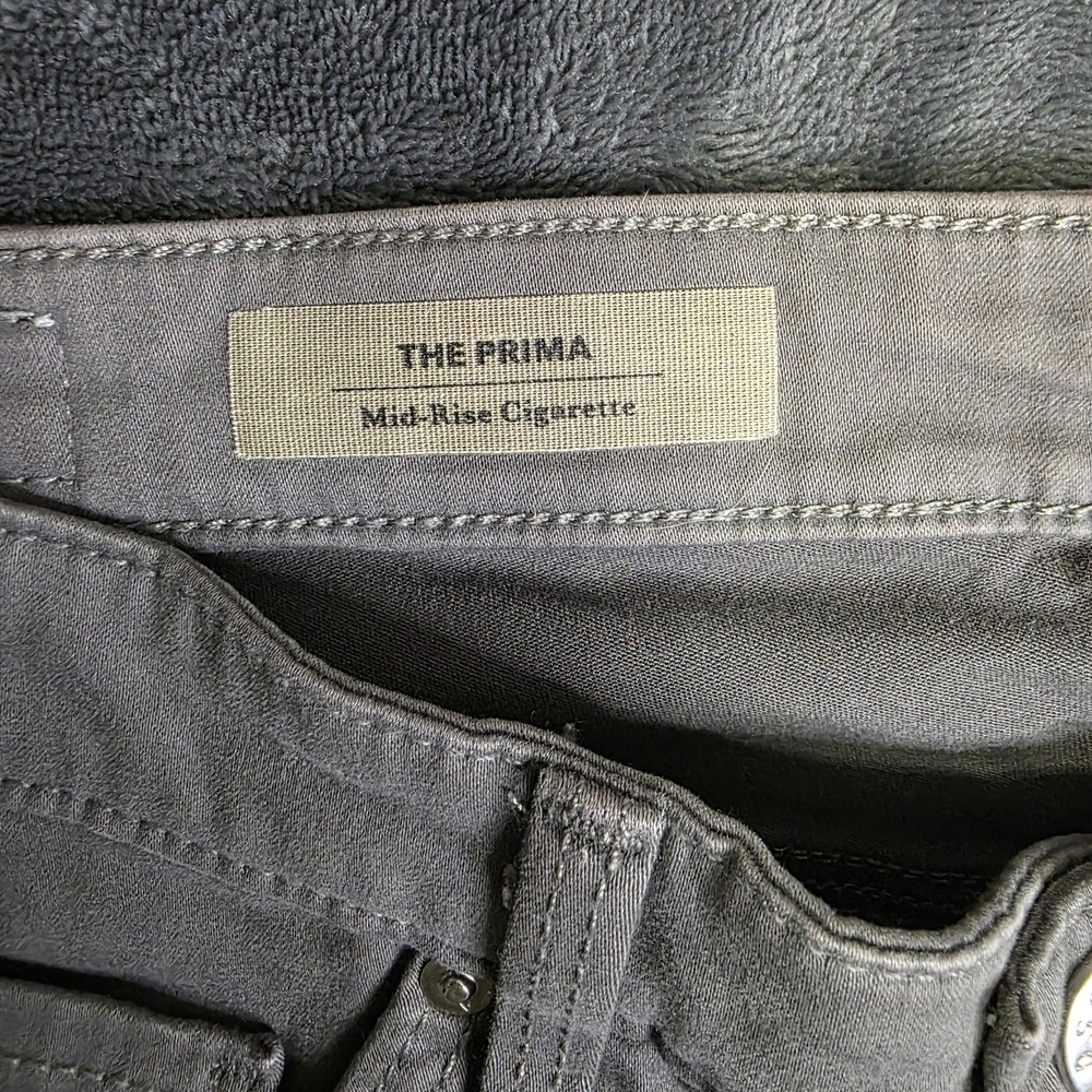 AG Adriano Goldschmied Men's Charcoal Slim Jeans - Picture 2 of 8